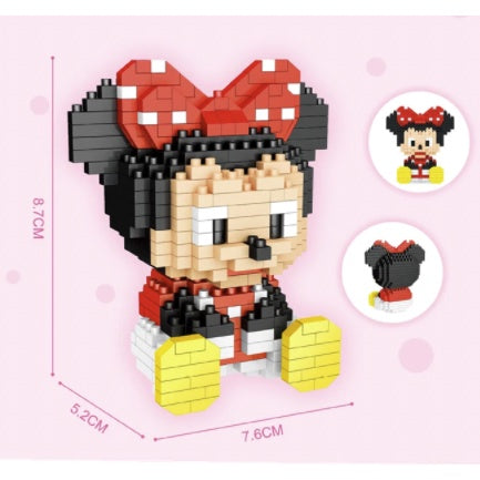 Boo&Bub Mini Cartoon Lego Block | DIY kid Disney Character Model Building Blocks Nano block Action Figures 积木 模型 - Boo & Bub