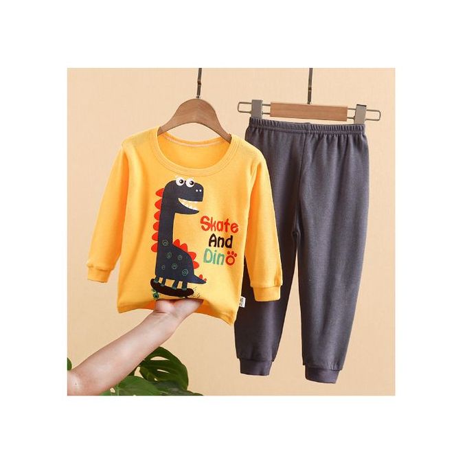 Kid Pyjamas Set | Cartoon Cute Children Sleepwear | Cotton Soft Baby Nightwear Clothes Pajamas | Baju Tidur Budak - Boo & Bub