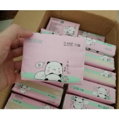 3ply 70 sheets Bamboo Tissue | Soft Facial Tissue Paper Healthy Environmental Friendly Towel 纯竹浆抽纸 - Boo & Bub