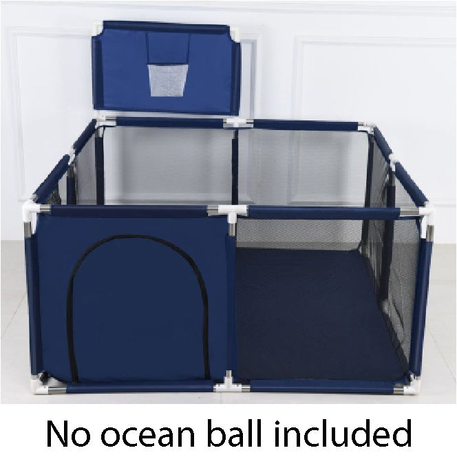 Children's Playpen Fench | Baby Toddler Children Net Playground Hexagon Barrier Baby Child Safety Kids Ocean Ball - Boo & Bub