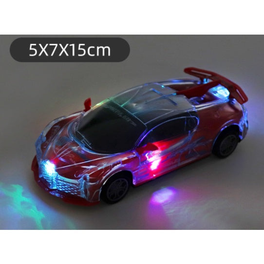 LED Music Light Race Car Toy | Kids Educational Flashing Police Cars Boys Musical Electric Sports Car Model Toys - Boo & Bub