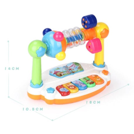 Music Piano Toy | Baby Early Montessori Light Sound Sensory Educational Toy Kids Musical Instrument Gift - Boo & Bub