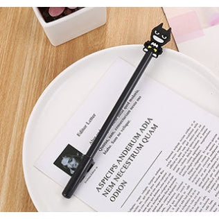 Super Hero Pen | Black ink gel pen School Student Office Stationery Supplies Pens friend classmate birthday gift - Boo & Bub