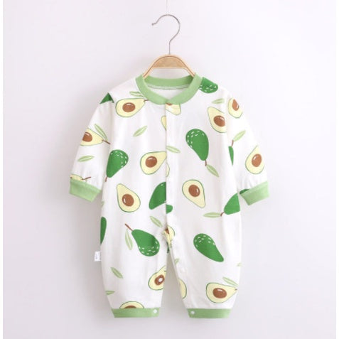 Baby Long Sleeve sleepsuit Romper Pyjamas | Cotton Clothes Newborn Cute Rompers Baby boy Girl Kids - Boo & Bub