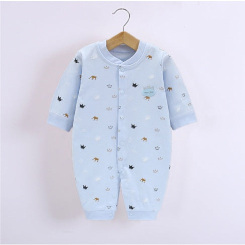 Baby Long Sleeve sleepsuit Romper Pyjamas | Cotton Clothes Newborn Cute Rompers Baby boy Girl Kids - Boo & Bub