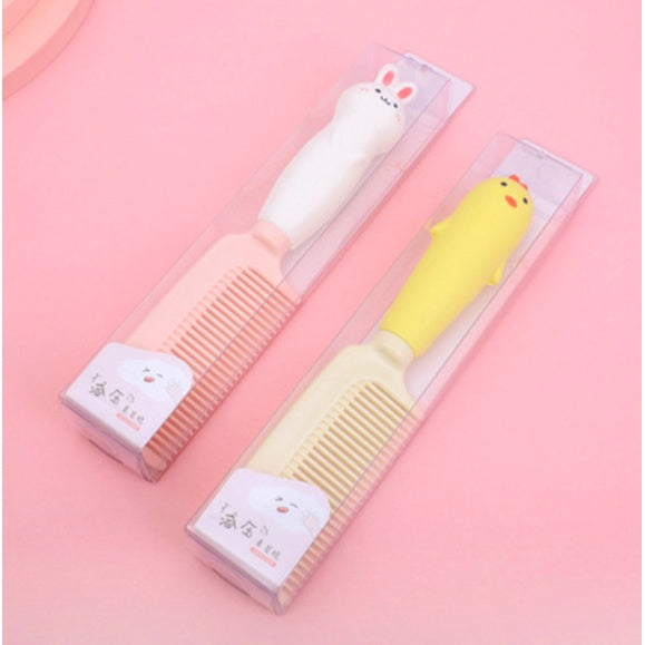 Squishy Gel Comb | Stress Relieve soft baby kid girl hair combs Squeeze Cute home Office Supplies Gift - Boo & Bub
