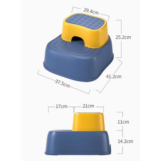 Dual Height Two Step Stool For Kids Toddler's Stool For Potty Training Baby Bathroom Exercise Step Stools - Boo & Bub