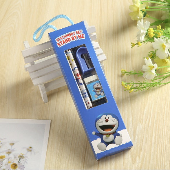 5pcs Pencil Stationery Set with Box | Gift Goodies Setfor children birthday christmas party | pensil Kartun - Boo & Bub