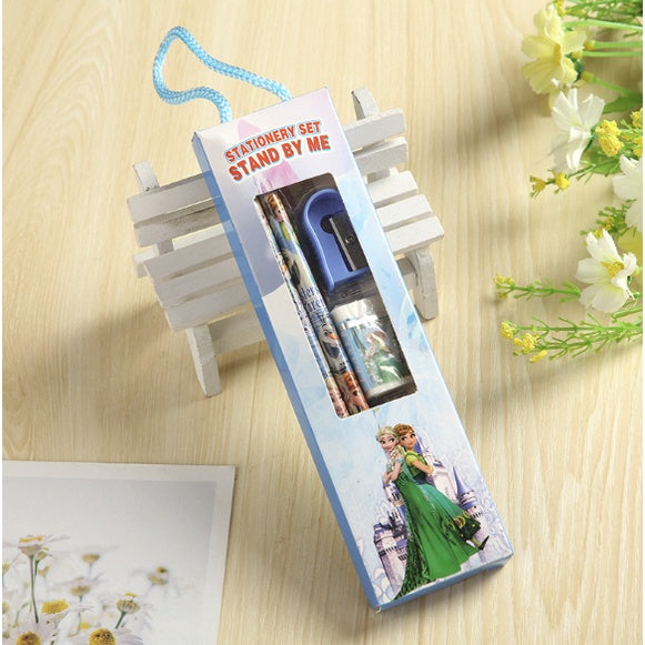 5pcs Pencil Stationery Set with Box | Gift Goodies Setfor children birthday christmas party | pensil Kartun - Boo & Bub