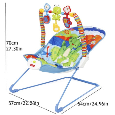 Baby Bouncing Chair | Electric Cradle Bed Coax Bouncer Music Sleeping Artifact Recliner Comfort Newborn Shaker - Boo & Bub