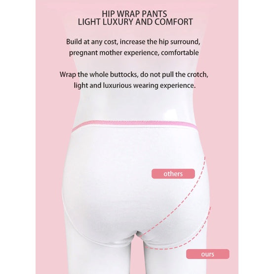1pcs Disposable Panty | Breathable Cotton Panties | Prenatal Postpartum Seluar Dalam Ibu Mengandung Pakai Buang - Boo & Bub