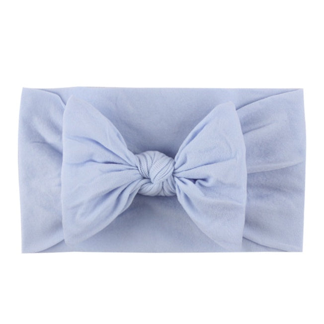Baby Ribbon Headband | Newborn bow Knot Baby Hair Band headwear Infant Elastic Turban Kids Accessories - Boo & Bub