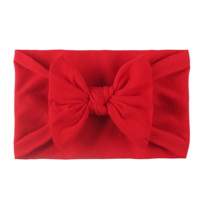 Baby Ribbon Headband | Newborn bow Knot Baby Hair Band headwear Infant Elastic Turban Kids Accessories - Boo & Bub