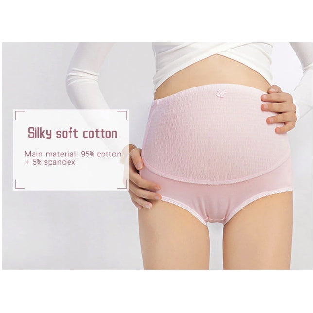 Cotton Maternity Panties | High Waist Adjustable Belly Pregnancy Underwear Clothes for Pregnant Women - Boo & Bub