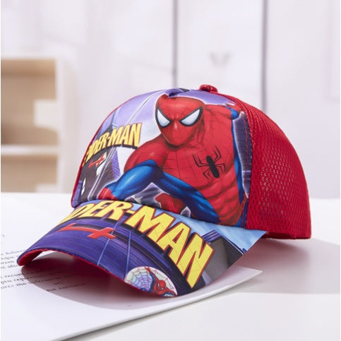 Kid Cartoon Cap | Children SunSummer Caps Girls Hat Mickey Minnie Spiderman Frozen Elsa Sophia Baby Boy - Boo & Bub