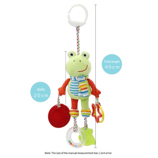 Hanging Animal Plush Toys| Multifunctional Baby Rattles Mobiles Soft Cotton Infant Pram Stroller Car Bed Rattles - Boo & Bub