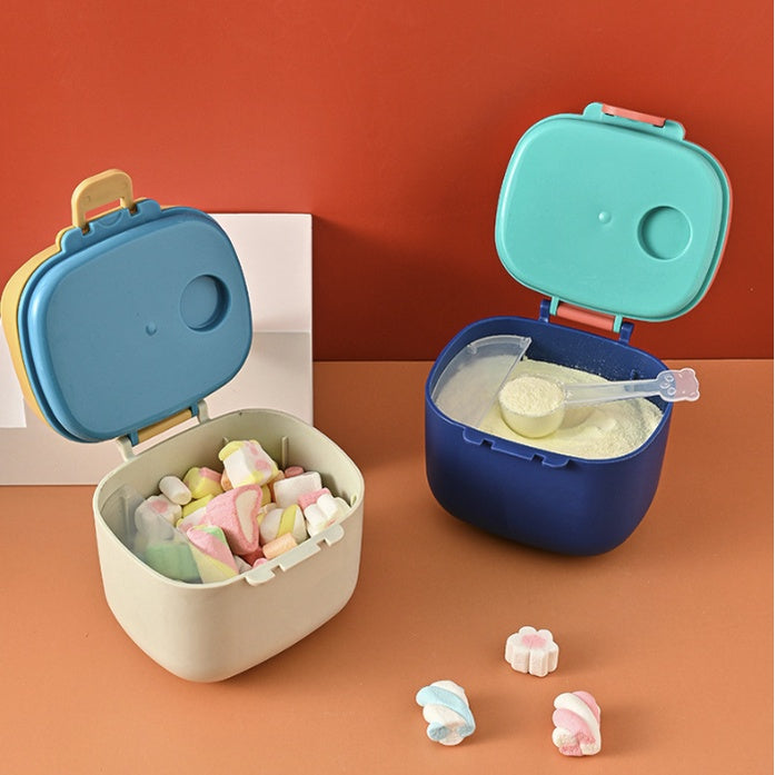 Boo&Bub Milk Powder Container | Infant Feeding Box Newborn Food Storage Box Powder Dispenser Kid Toddler Snack Portable - Boo & Bub