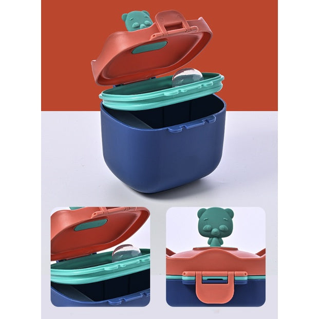Boo&Bub Milk Powder Container | Infant Feeding Box Newborn Food Storage Box Powder Dispenser Kid Toddler Snack Portable - Boo & Bub