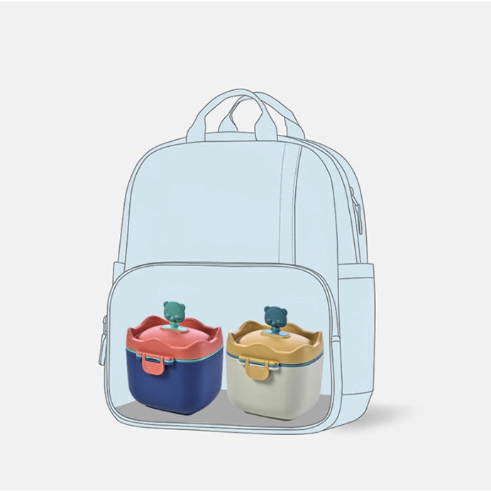 Boo&Bub Milk Powder Container | Infant Feeding Box Newborn Food Storage Box Powder Dispenser Kid Toddler Snack Portable - Boo & Bub