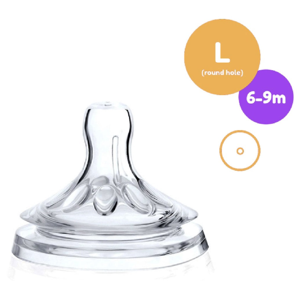 Baby Puting Teat Compatible For Avent (Anti Colic) | Replacement Nipple Bottle Silicone Botol Susu BPA Free - Boo & Bub