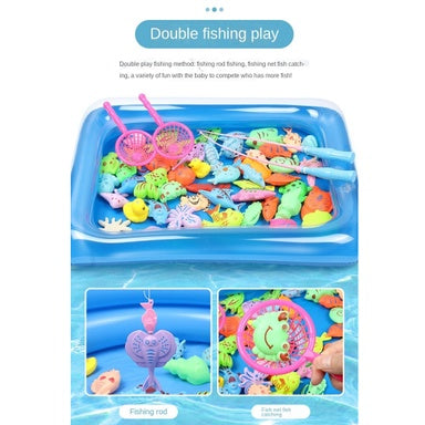 Children's Magnetic Fishing Toy | Parent-child interactive Toys | Kids Fish Baby Bath Toys - Boo & Bub