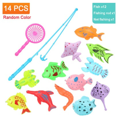 Children's Magnetic Fishing Toy | Parent-child interactive Toys | Kids Fish Baby Bath Toys - Boo & Bub