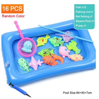 Children's Magnetic Fishing Toy | Parent-child interactive Toys | Kids Fish Baby Bath Toys - Boo & Bub