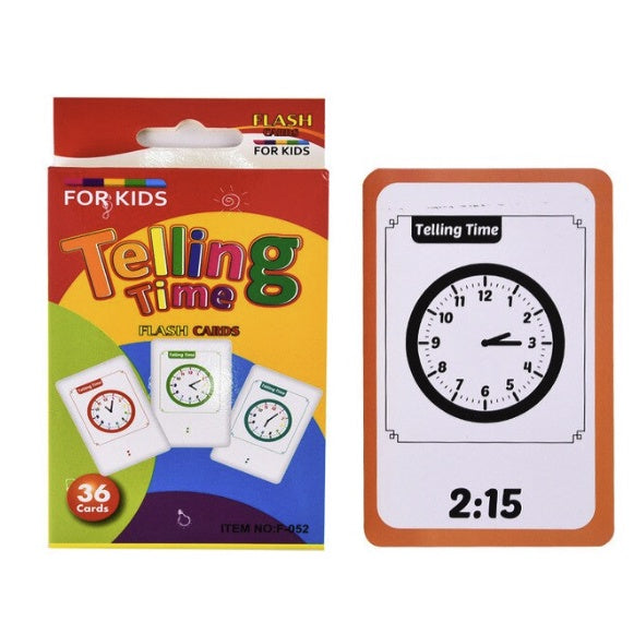 36pcs Double Side Big Flash Cards | Baby Children Cognition Body Parts Animal Fruits Flashcards Montessori - Boo & Bub