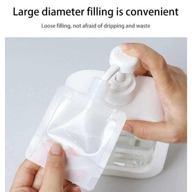 Boo&Bub Travel Portable Lotion Dispensing Bag | 30/50/100ml One-time Sub-bottle - Boo & Bub