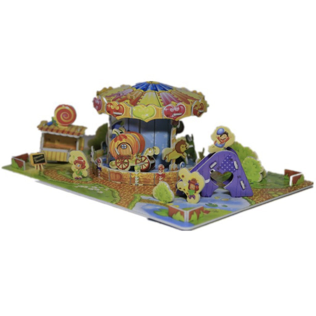 3D DIY Puzzle Castle House | Toys Early Learning Puzzle Jigsaw Interesting Learning Educational Toys For Children - Boo & Bub