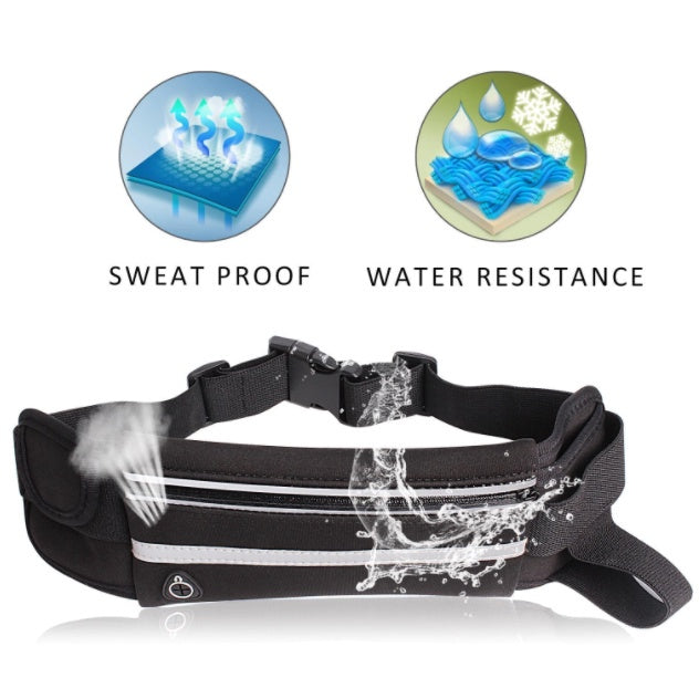 Sports Waist Bag | Waterproof running Sports Belt Gym Phone Holder Women Men Hold Water Bicycle Run Belt Waist - Boo & Bub