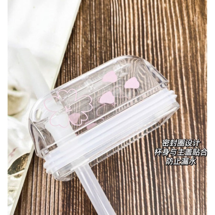Starbucks square Rotating Cup with straw | high temperature resistant creative viral tumbler 星巴克 - Boo & Bub