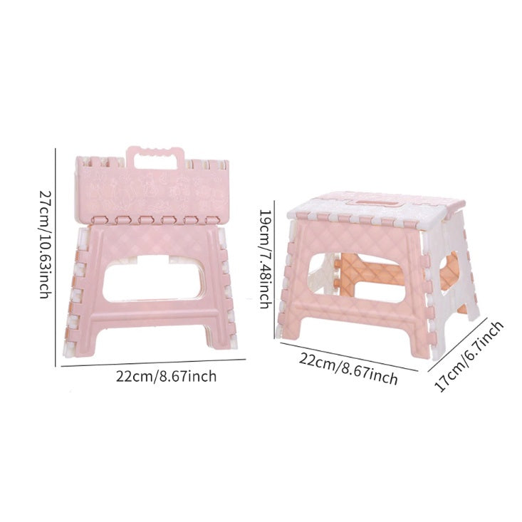 Foldable Stool | Easy Clean Kitchen Home Train Outdoor Bedroom Kids Adults Portable Lightweight Bathroom - Boo & Bub
