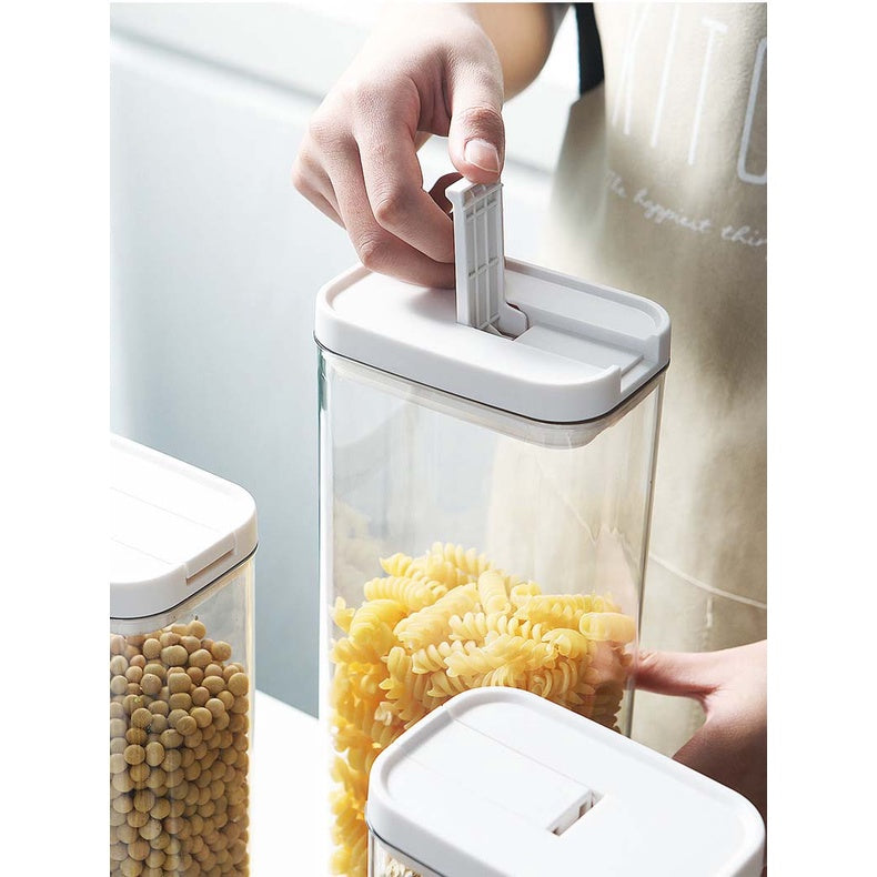 Boo&Bub Airtight Food Storage Containers with Lids | BPA Free Clear Plastic Cereal Storage - Boo & Bub