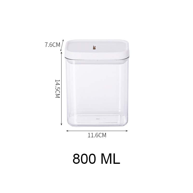 Boo&Bub Airtight Food Storage Containers with Lids | BPA Free Clear Plastic Cereal Storage - Boo & Bub