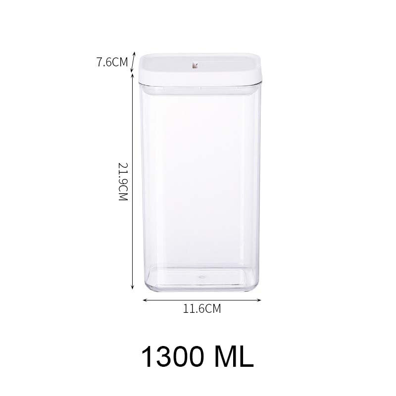 Boo&Bub Airtight Food Storage Containers with Lids | BPA Free Clear Plastic Cereal Storage - Boo & Bub
