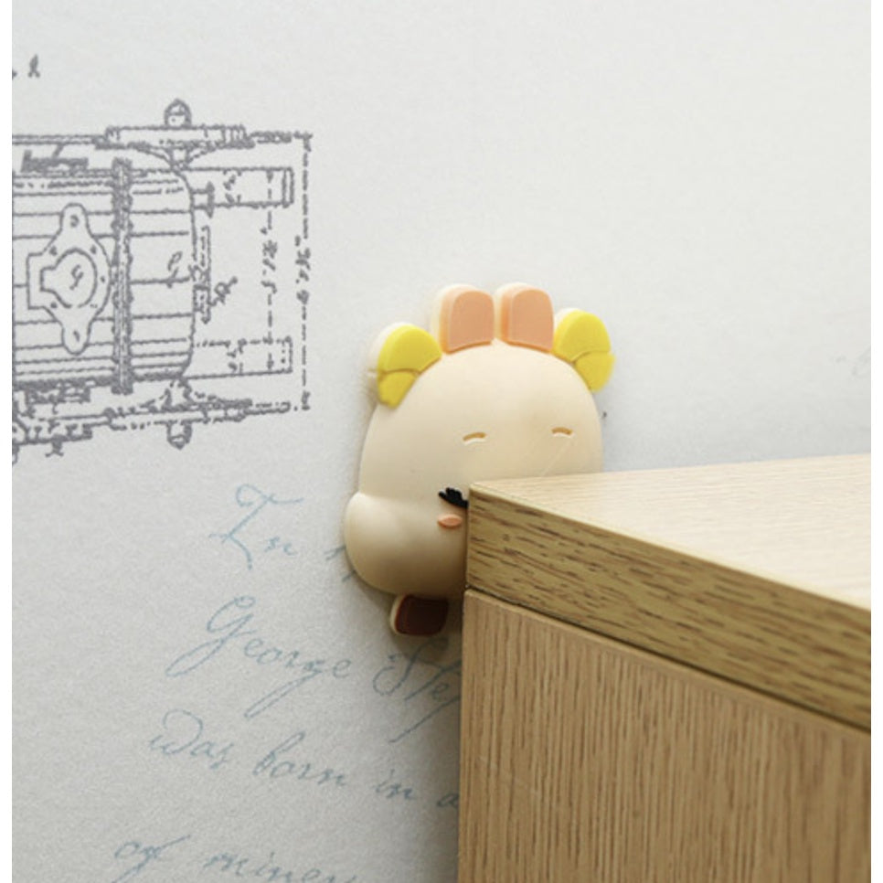 Rubber Stopper | Wall Protector Self Adhesive Rubber Door Stopper Handle Guard Anti Hit Bumper Pemegang - Boo & Bub