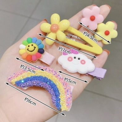 Cute Kid's Hair Accessories | Hairpin Children Gift Girls Kids Hair Clips Pins Barrettes Ornaments - Boo & Bub