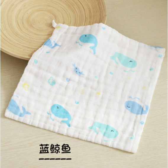 Baby Cotton Soft Six Layers Handkerchief | Newborn Toddler Soft Bath Gauze Feeding Kids Wash 手帕 - Boo & Bub