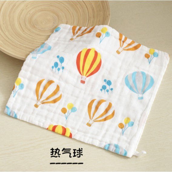Baby Cotton Soft Six Layers Handkerchief | Newborn Toddler Soft Bath Gauze Feeding Kids Wash 手帕 - Boo & Bub
