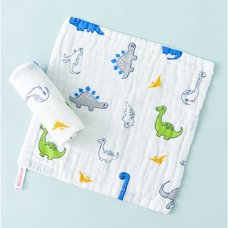 Baby Cotton Soft Six Layers Handkerchief | Newborn Toddler Soft Bath Gauze Feeding Kids Wash 手帕 - Boo & Bub