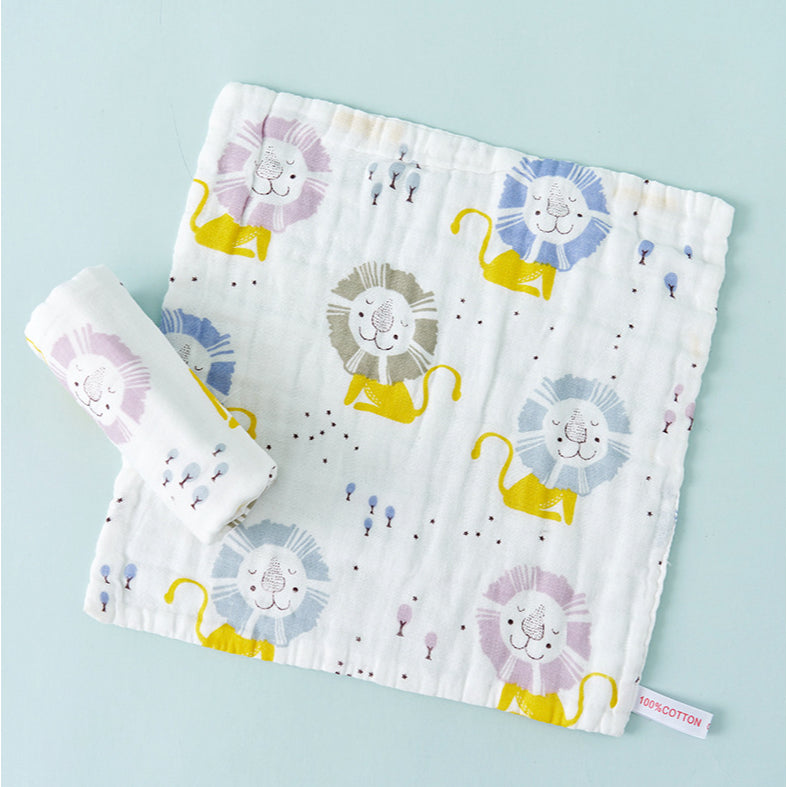 Baby Cotton Soft Six Layers Handkerchief | Newborn Toddler Soft Bath Gauze Feeding Kids Wash 手帕 - Boo & Bub