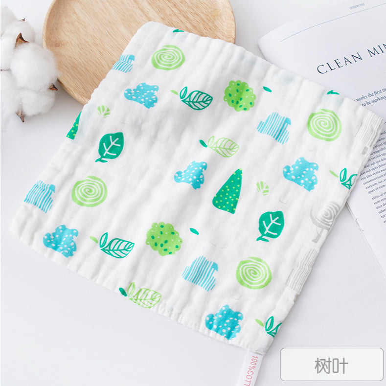 Baby Cotton Soft Six Layers Handkerchief | Newborn Toddler Soft Bath Gauze Feeding Kids Wash 手帕 - Boo & Bub