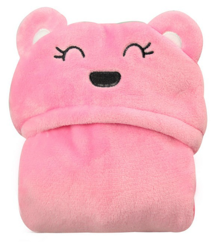 Boo&Bub Hooded Baby Blanket | Swaddle Newborn Thermal Soft Fleece Blanket Solid Bedding Set Cotton Quilt Infant Bedding - Boo & Bub