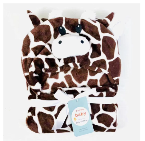 Boo&Bub Hooded Baby Blanket | Swaddle Newborn Thermal Soft Fleece Blanket Solid Bedding Set Cotton Quilt Infant Bedding - Boo & Bub