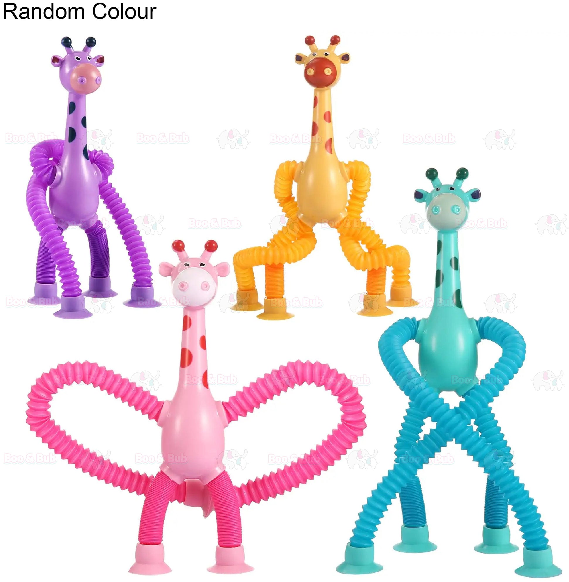 Boo&Bub Pop Tubes Fidget Toy Autism Toys Sensory Stretch Tubes Creative Educational Pipe - Boo & Bub
