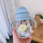 260ml Newborn Water Bottle Leak Proof with Handle | BFA Free Drinking Water Bottle Straw Cup - Boo & Bub