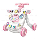 Baby Walker | Stand-to-Sit Trolley High Quality Kids Gift For Toddler Learning Walk Music Piano Phone Drawing Toy - Boo & Bub