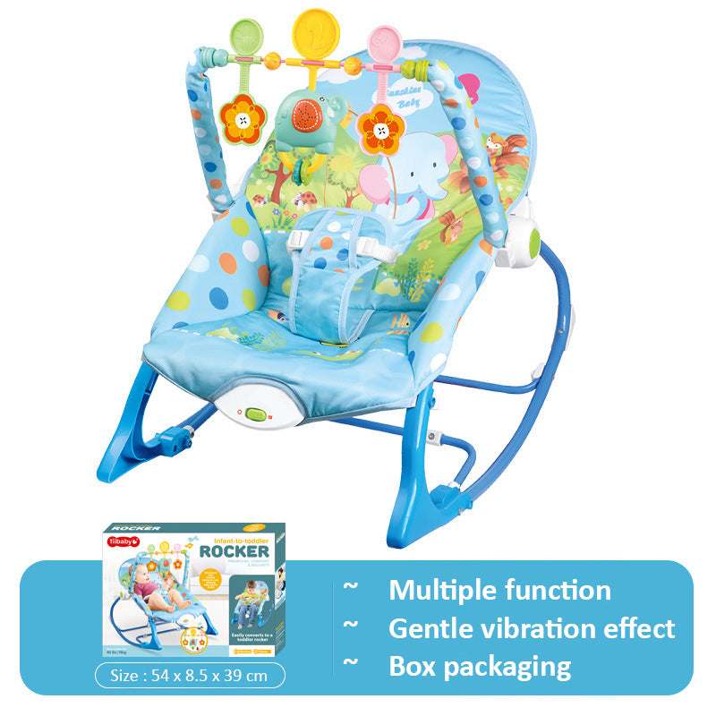 Baby Bouncing Chair | Electric Cradle Bed Coax Bouncer Music Sleeping Artifact Recliner Comfort Newborn Shaker - Boo & Bub