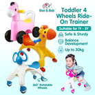 Kids Balancer Bike | Lightweight Baby Balancer Scooter Four wheel Tricycle Ride on Bicycle Outdoor game - Boo & Bub